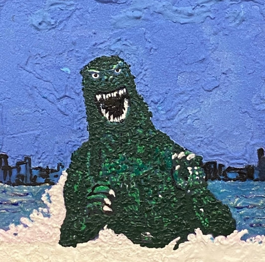 SOLD - Godzilla in Tokyo Bay